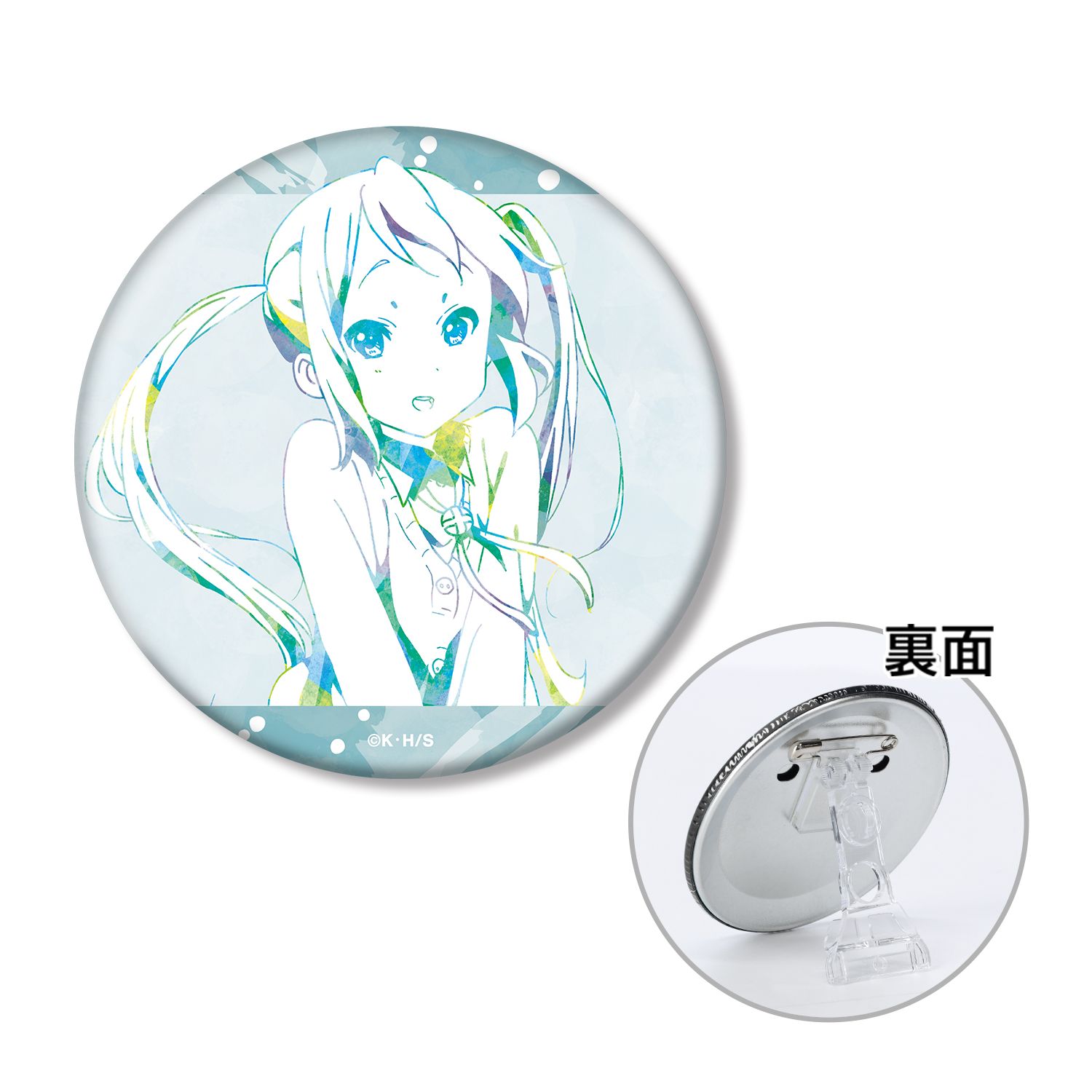 けいおん! 中野 梓 3WAY缶バッジ vol.4 ver.A - AniSmile