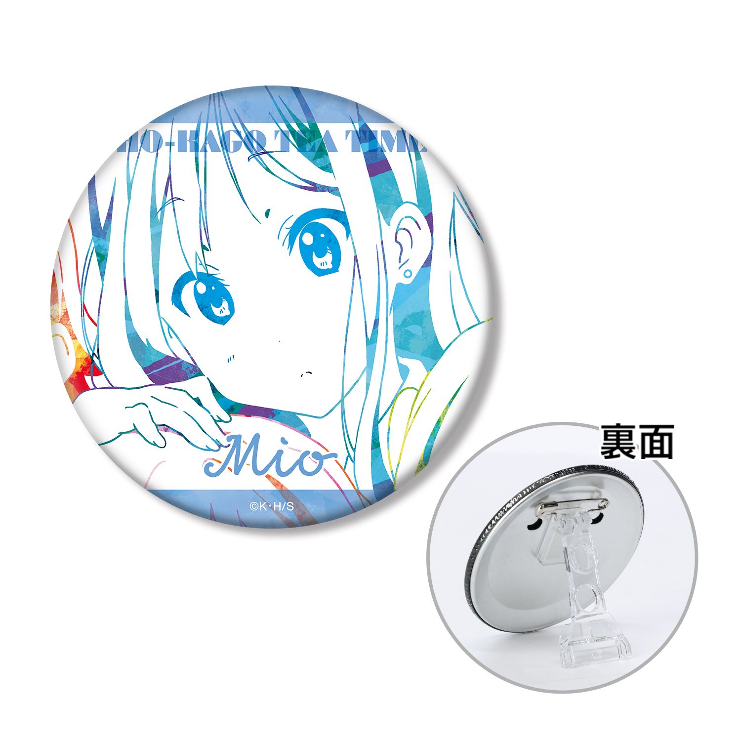 けいおん! 秋山 澪 3WAY缶バッジ vol.4 ver.B - AniSmile