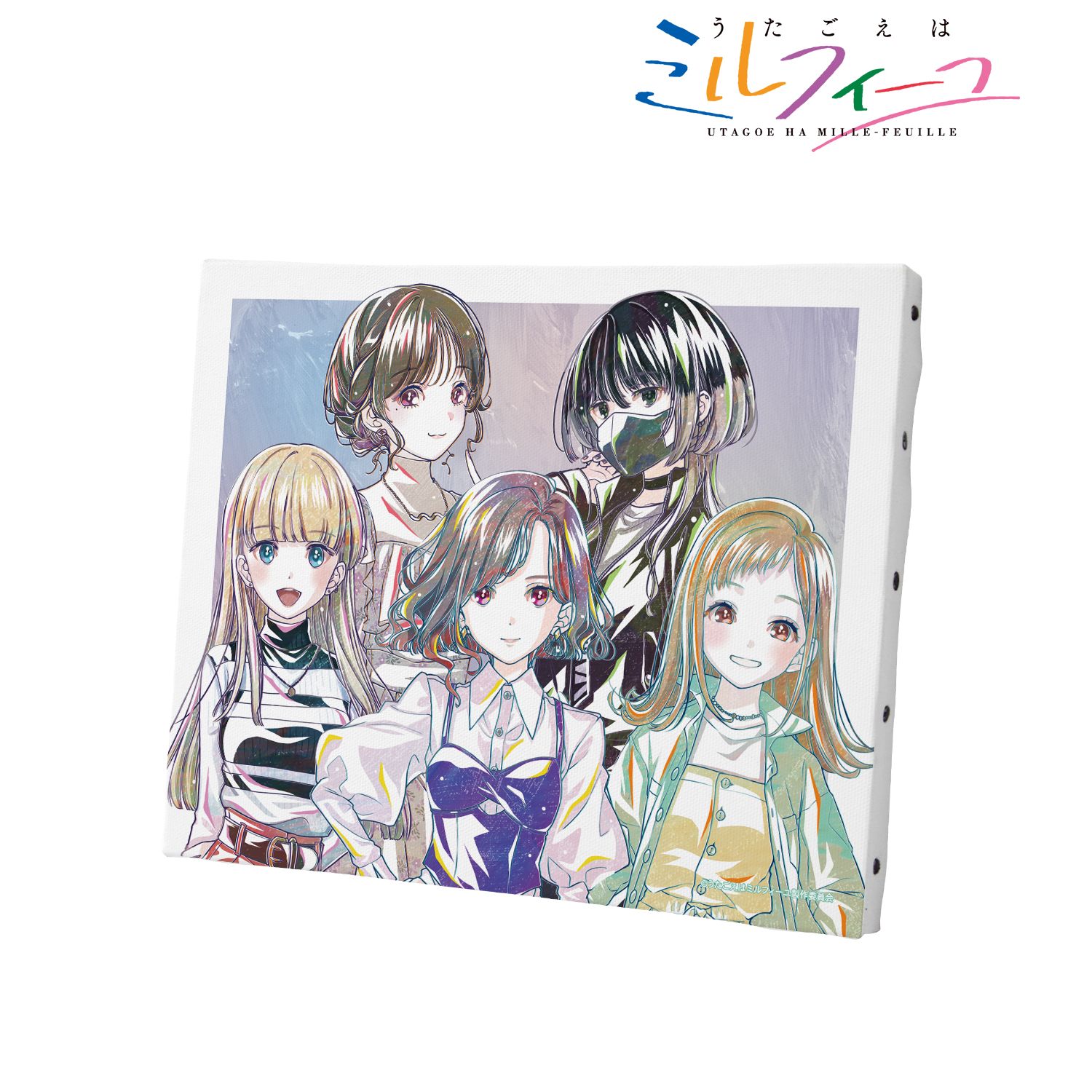 TVアニメ「うたごえはミルフィーユ」 Parabola Ani-Art キャンバスボード 画像 2 | AniSmile