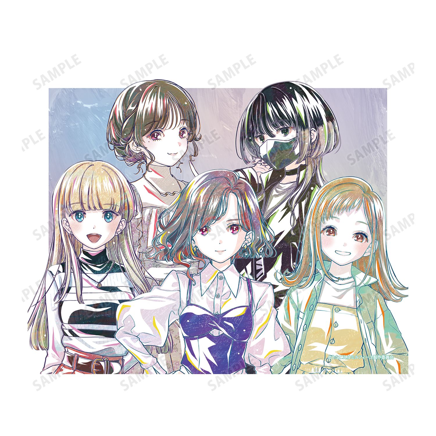TVアニメ「うたごえはミルフィーユ」 Parabola Ani-Art キャンバスボード 画像 3 | AniSmile