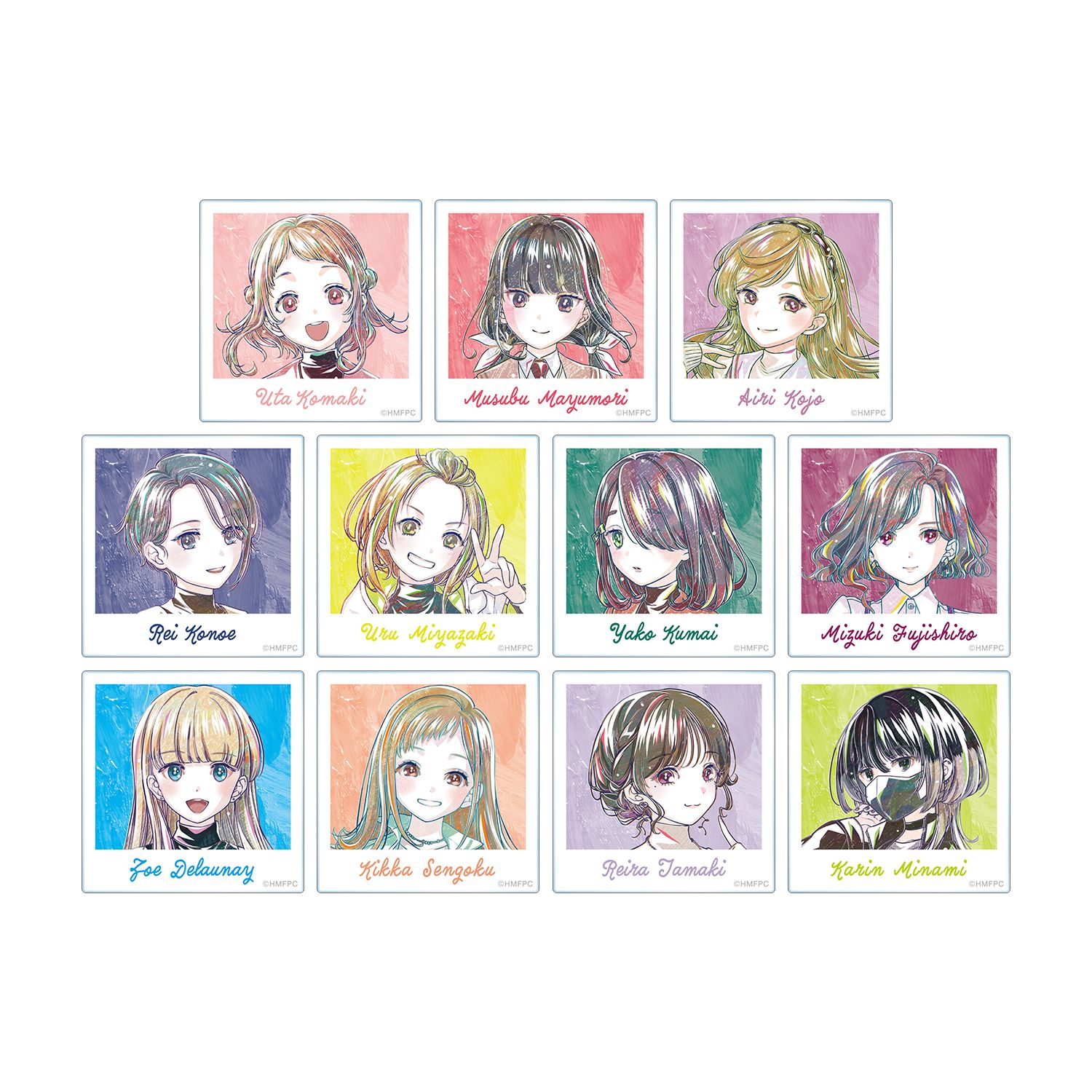 TVアニメ「うたごえはミルフィーユ」 トレーディング Ani-Art アクリルカード(単位/単品) - 公式商品画像 | AniSmile