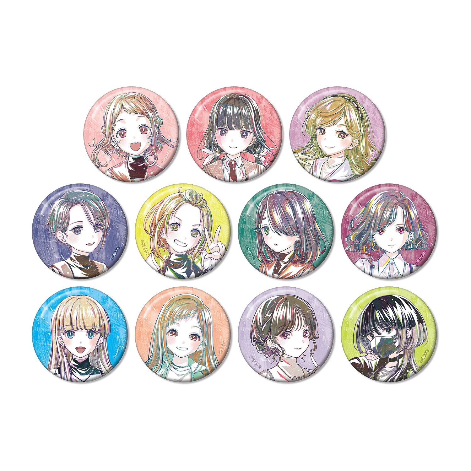 TVアニメ「うたごえはミルフィーユ」 トレーディング Ani-Art 缶バッジ(単位/単品) - 公式商品画像 | AniSmile