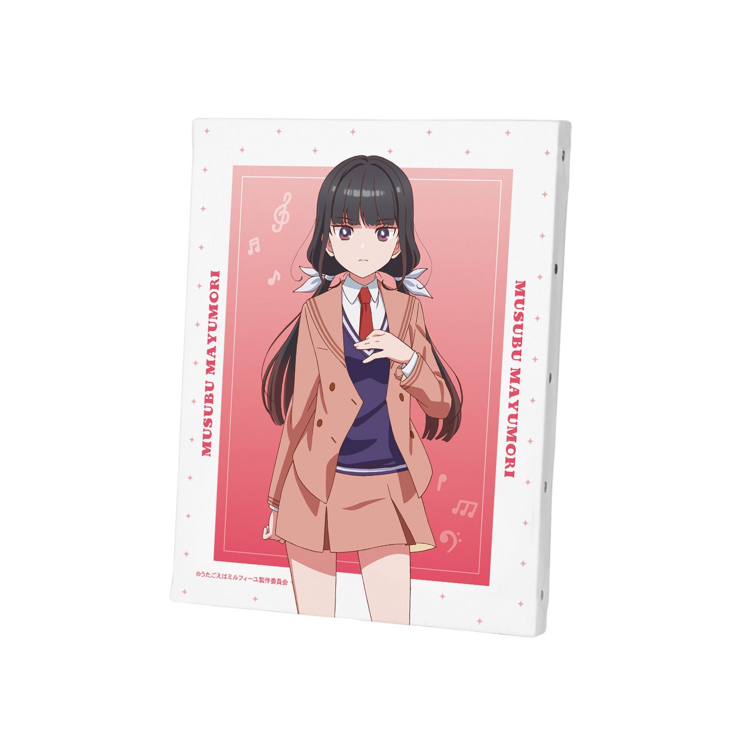 TVアニメ「うたごえはミルフィーユ」 ムスブ キャンバスボード - official product image | AniSmile