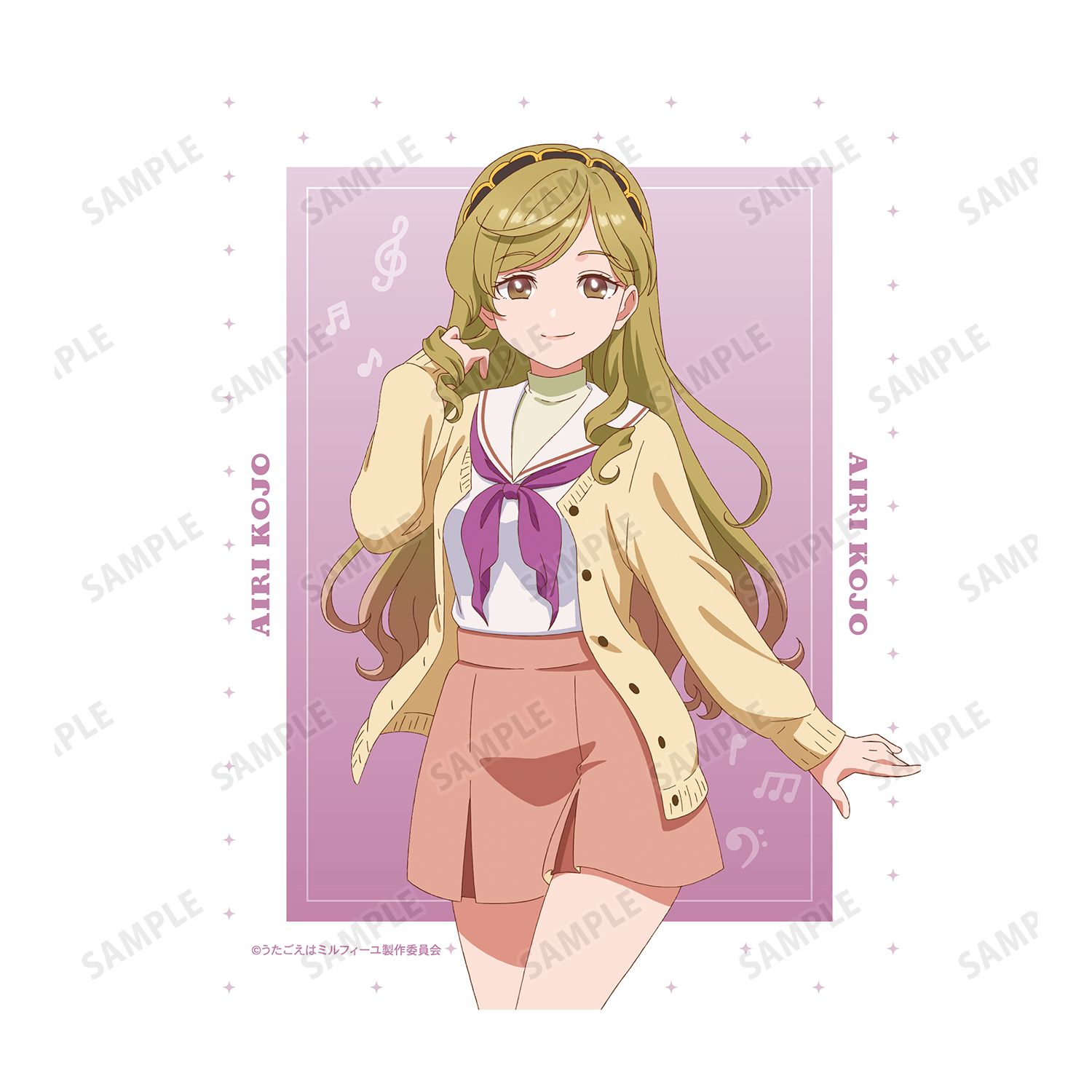 TVアニメ「うたごえはミルフィーユ」 アイリ キャンバスボード 画像 2 | AniSmile