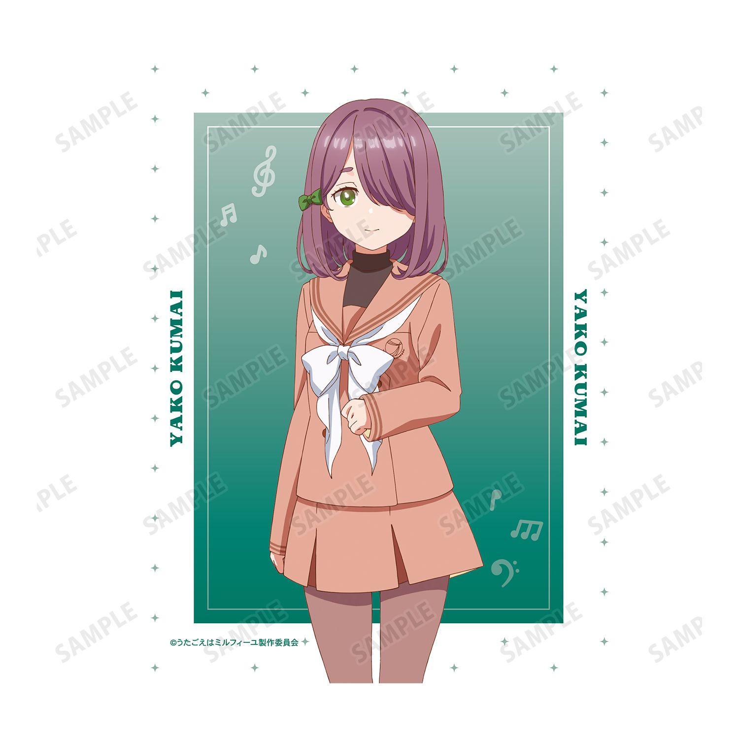 TVアニメ「うたごえはミルフィーユ」 クマちゃん キャンバスボード Image 3 | AniSmile