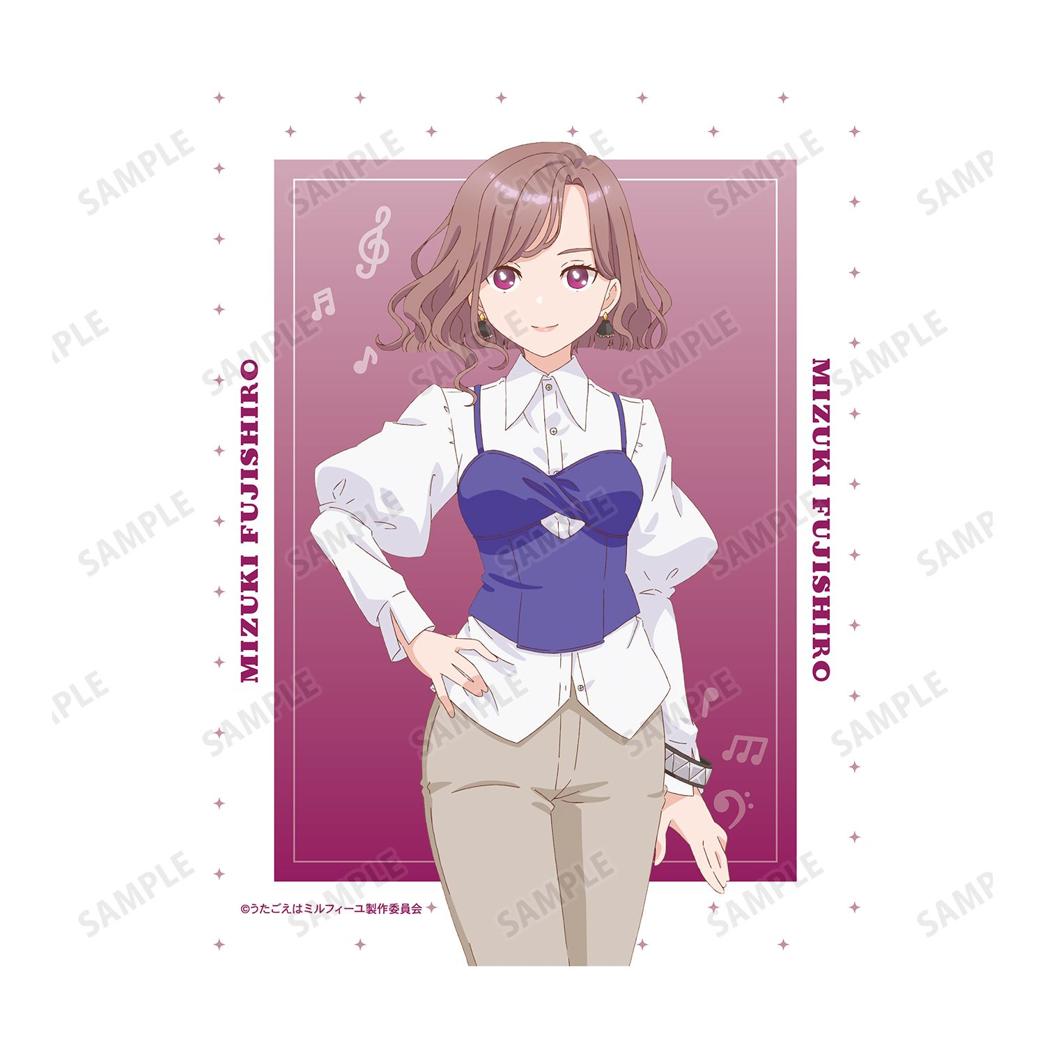 TVアニメ「うたごえはミルフィーユ」 ミズキ キャンバスボード 画像 3 | AniSmile