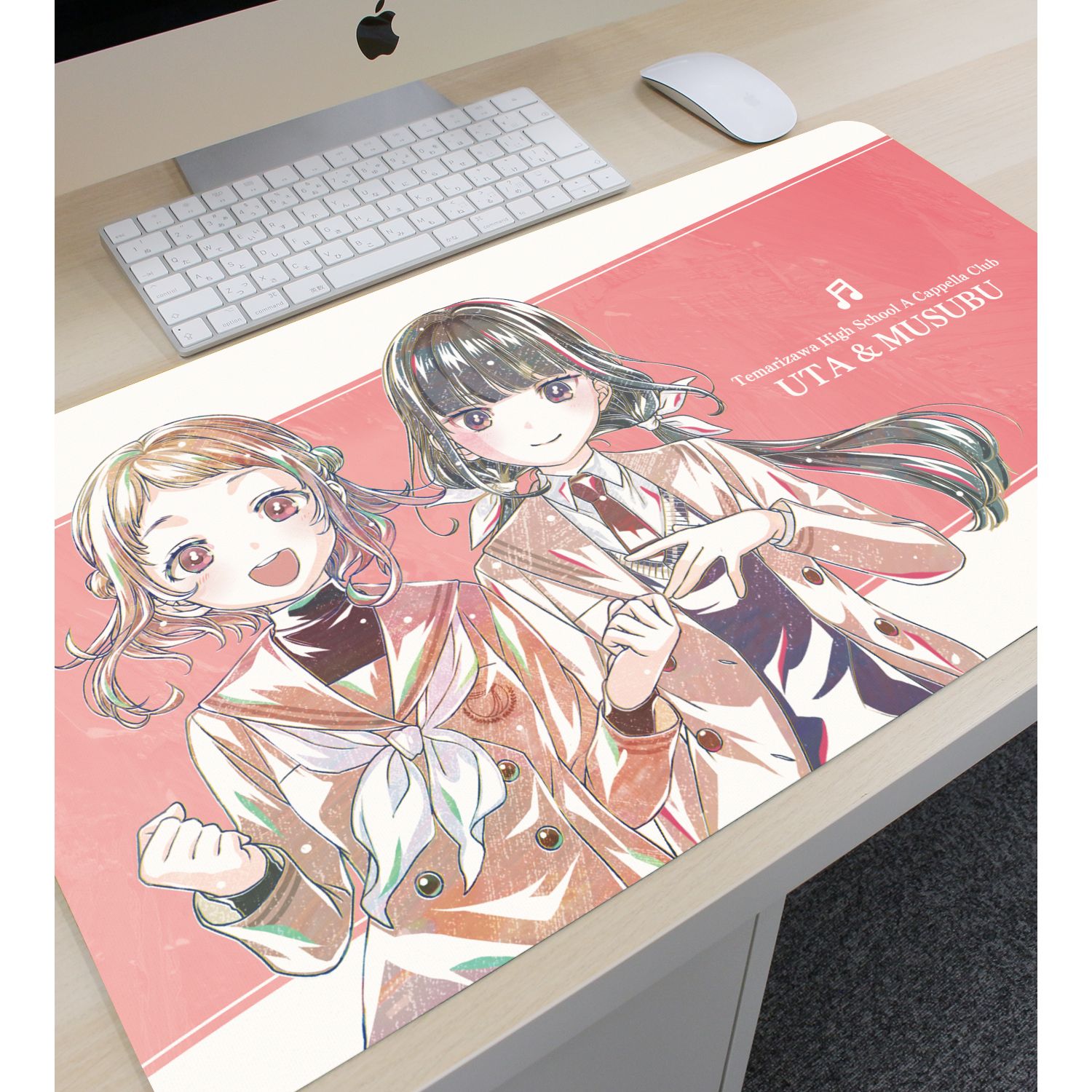 TVアニメ「うたごえはミルフィーユ」 ウタ&ムスブ Ani-Art マルチデスクマット 画像 3 | AniSmile