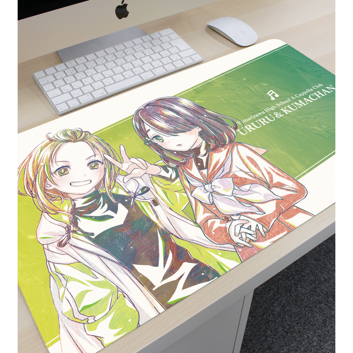 TVアニメ「うたごえはミルフィーユ」 ウルル&クマちゃん Ani-Art マルチデスクマット 画像 3 | AniSmile