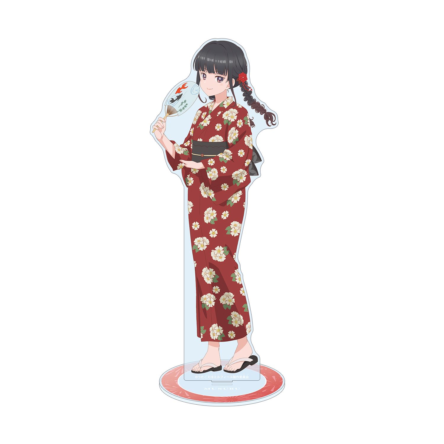 TVアニメ「うたごえはミルフィーユ」 描き下ろし ムスブ 夏祭りver. 特大アクリルスタンド - 公式商品画像 | AniSmile