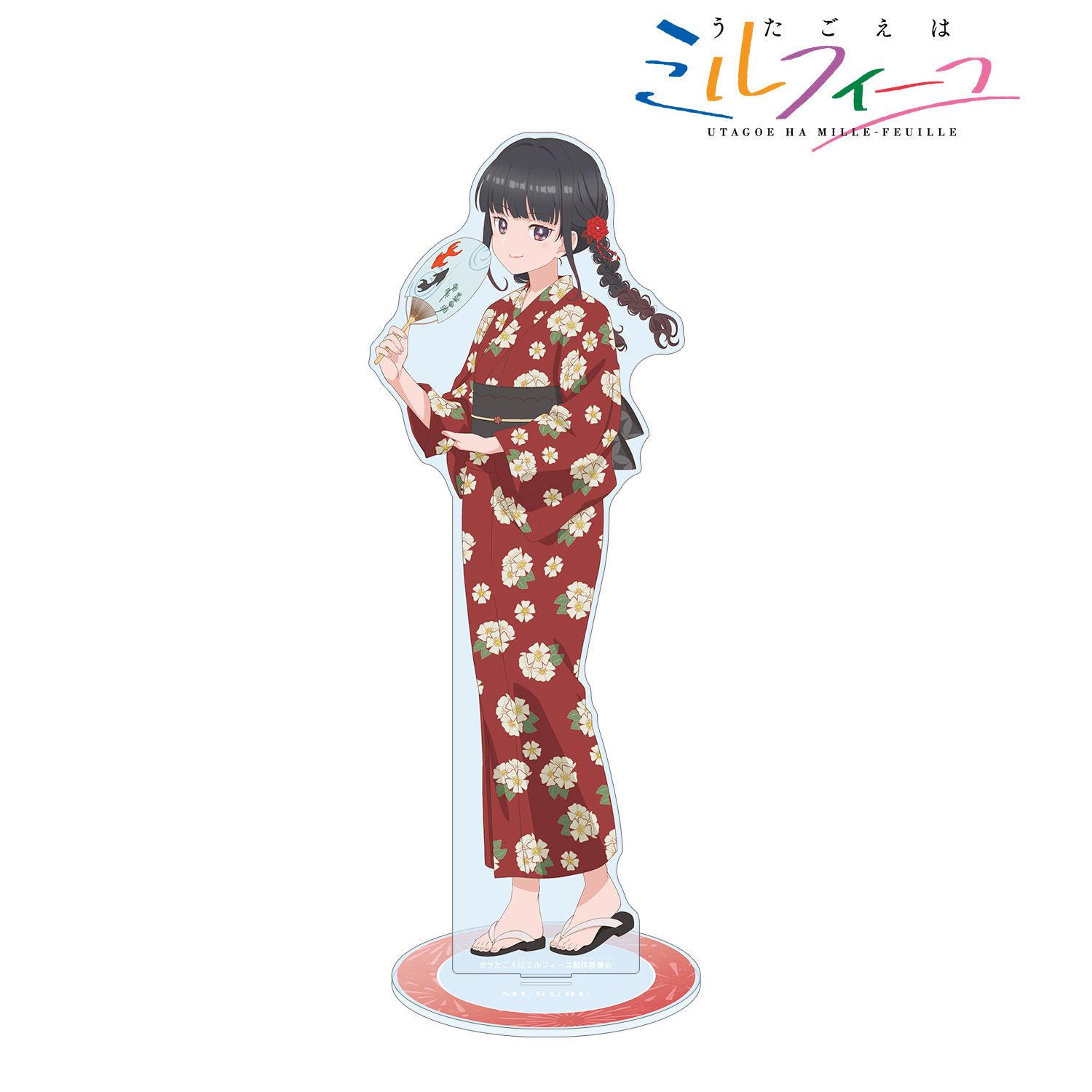TVアニメ「うたごえはミルフィーユ」 描き下ろし ムスブ 夏祭りver. 特大アクリルスタンド 画像 2 | AniSmile