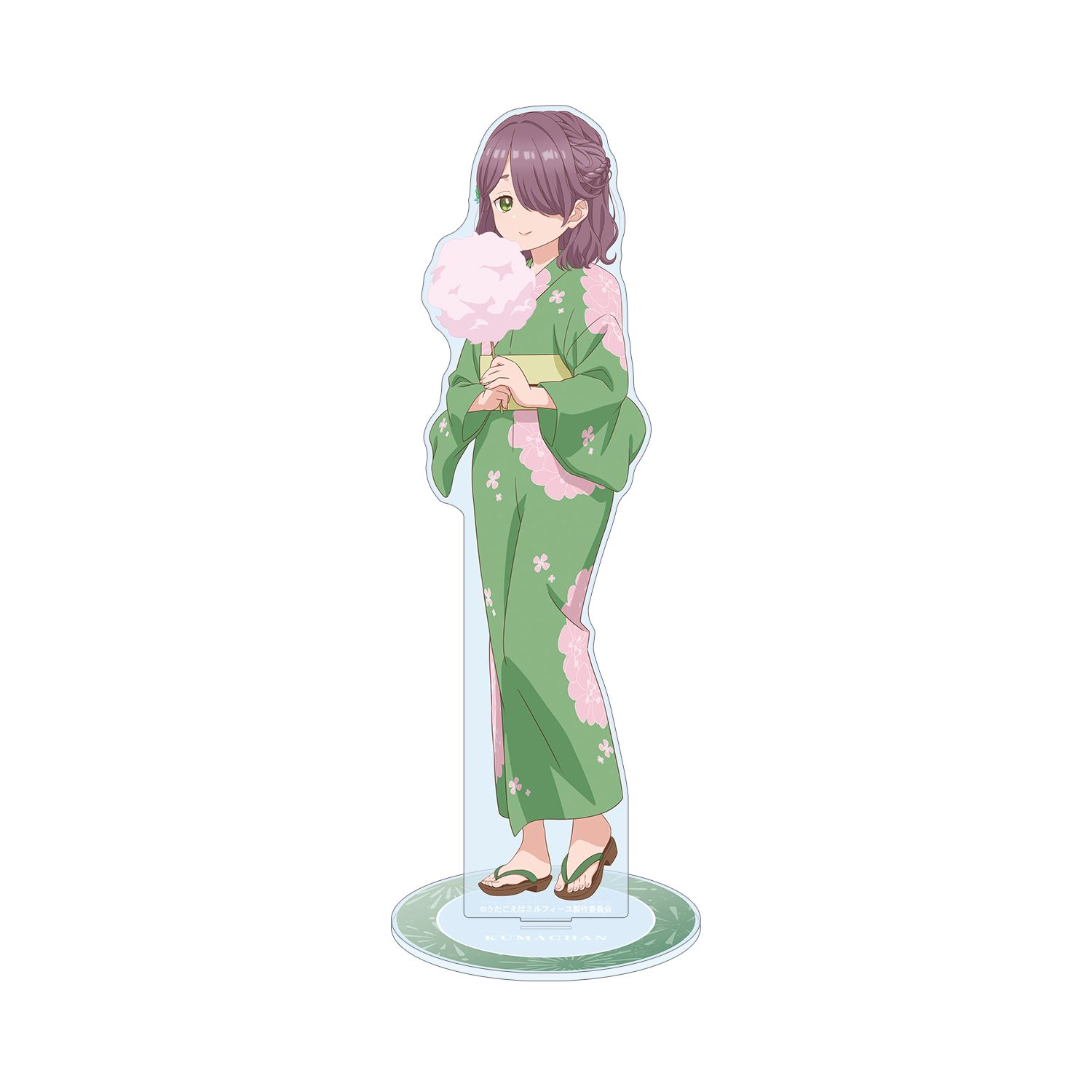 TVアニメ「うたごえはミルフィーユ」 描き下ろし クマちゃん 夏祭りver. 特大アクリルスタンド - 公式商品画像 | AniSmile
