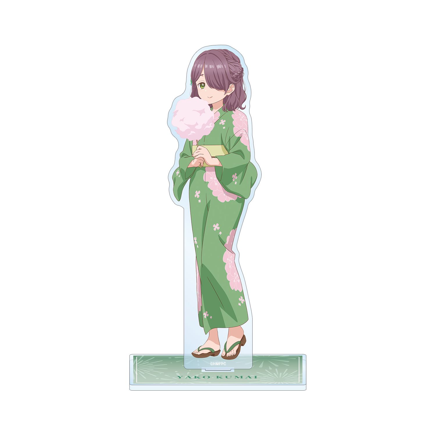 TVアニメ「うたごえはミルフィーユ」 描き下ろし クマちゃん 夏祭りver. BIGアクリルスタンド 画像 2 | AniSmile