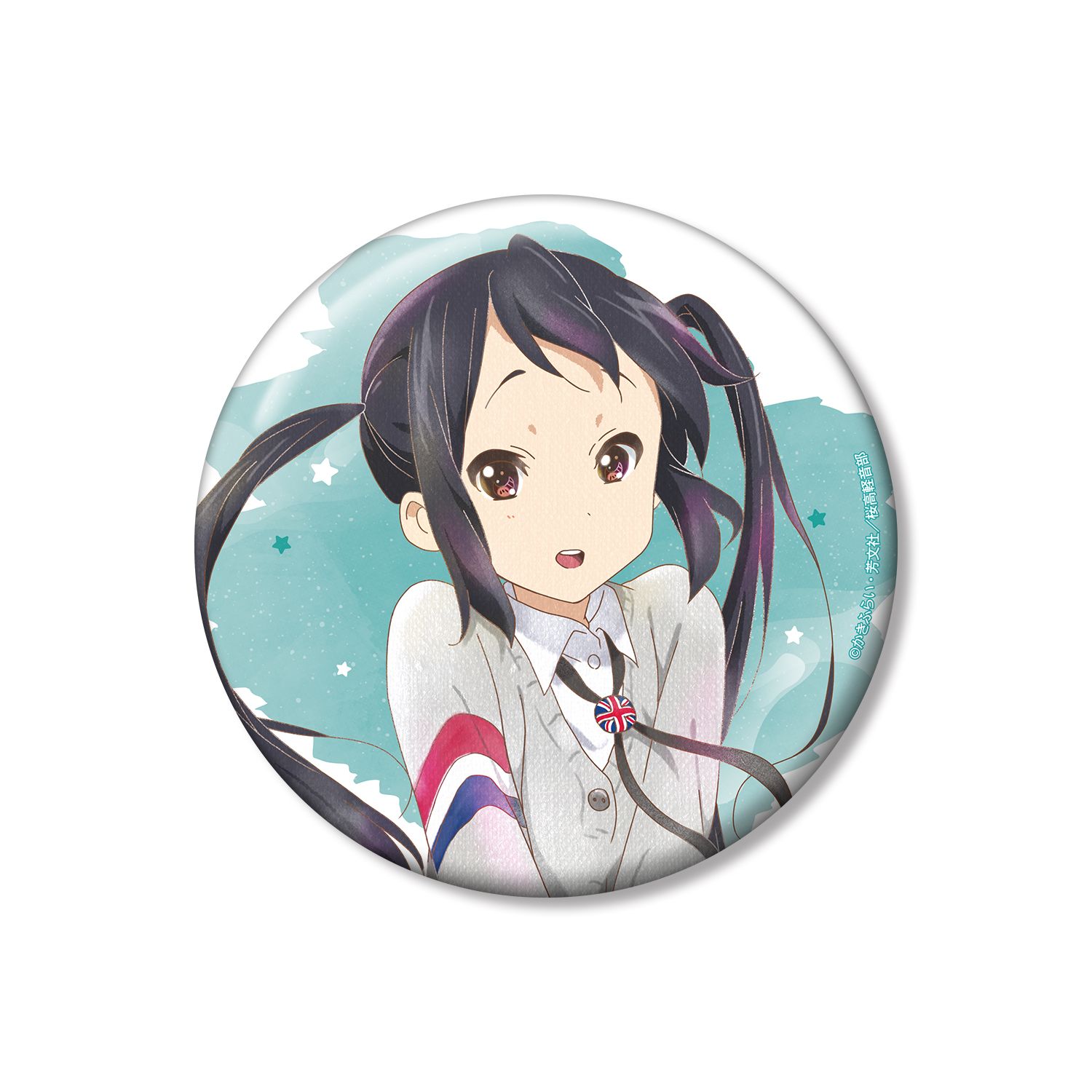 けいおん! 中野 梓 Ani-Art aqua label 100mm缶バッジ ver.A - AniSmile
