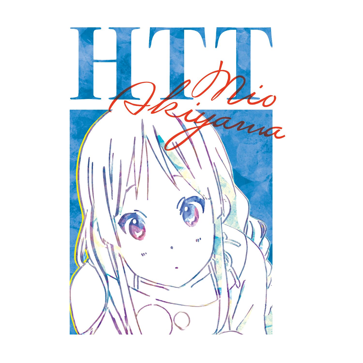けいおん! Tシャツ(秋山 澪)メンズ(サイズ/M) 画像 3 | AniSmile