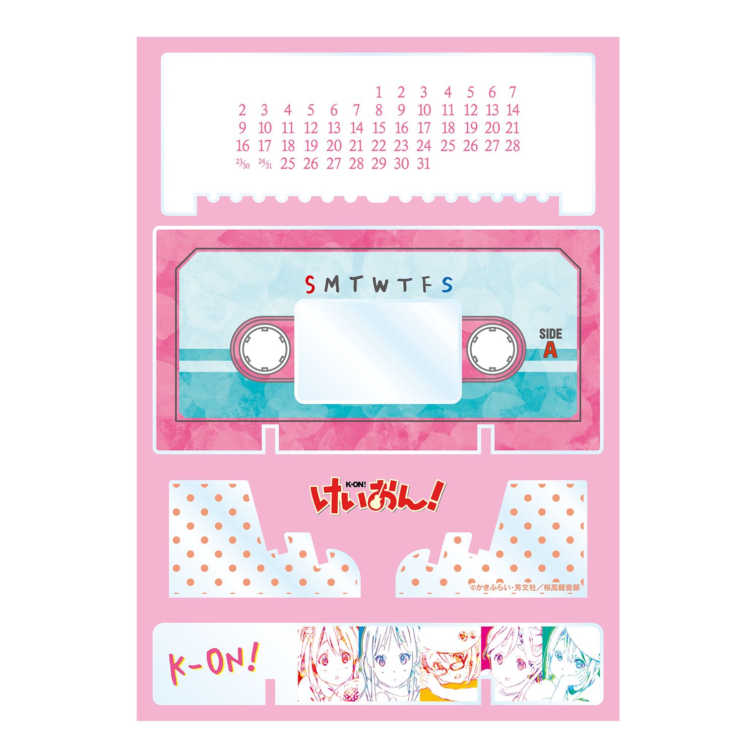 けいおん! 卓上アクリル万年カレンダー 画像 5 | AniSmile