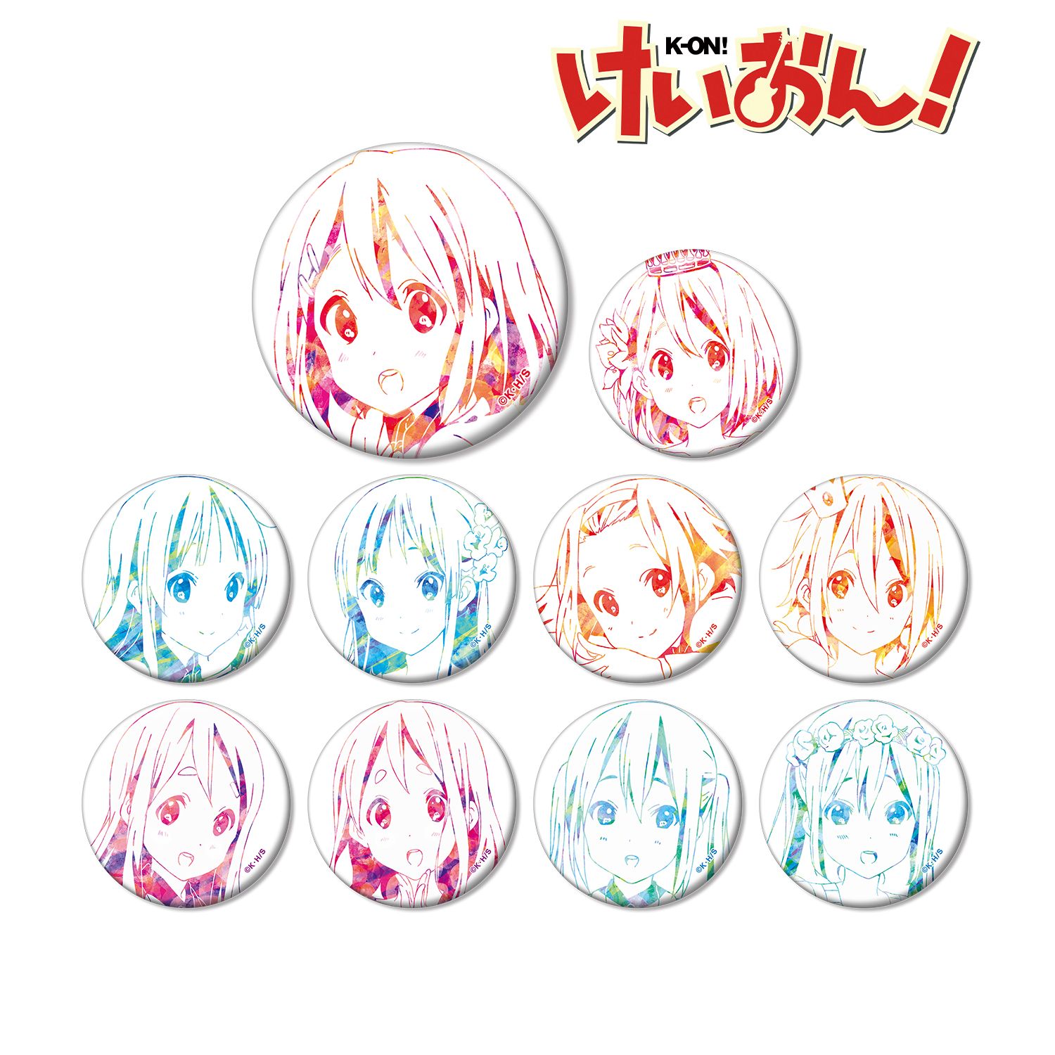 けいおん! トレーディング缶バッジ vol.3(単位/単品) 画像 3 | AniSmile