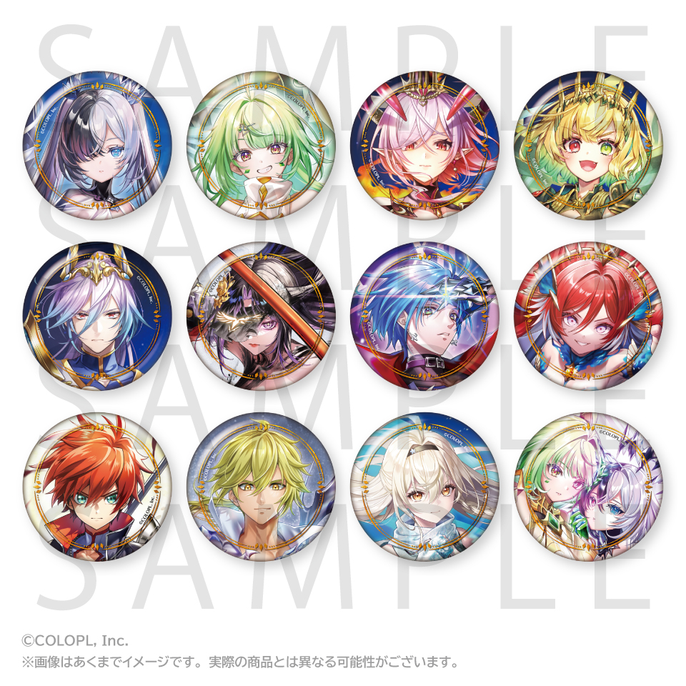 白猫プロジェクト NEW WORLD'S トレーディングホログラム缶バッジ(12周年ver.)A - AniSmile