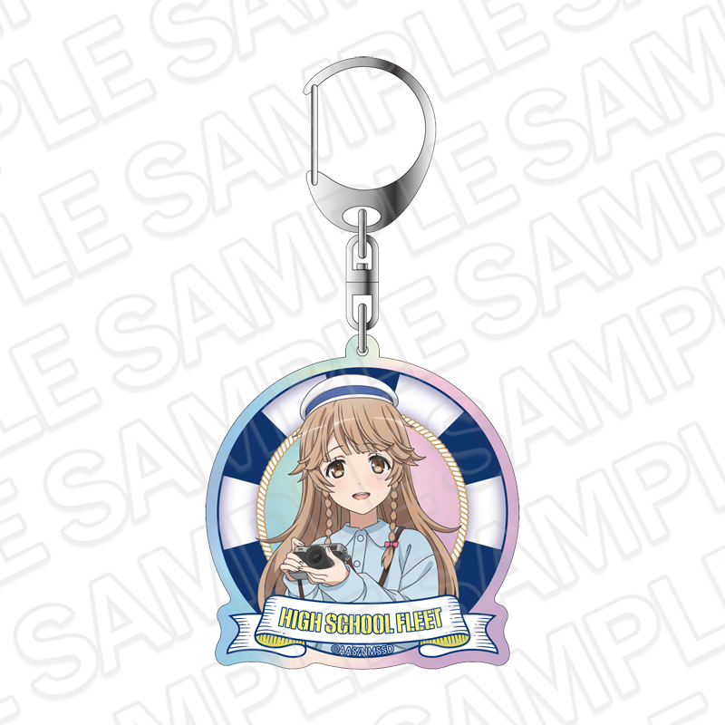 劇場版 ハイスクール・フリート オーロラキーホルダー 納沙 幸子 10th Anniversary ver. - AniSmile