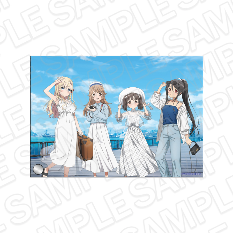 劇場版 ハイスクール・フリート ミニアクリルアート B 10th Anniversary ver. - official product image | AniSmile