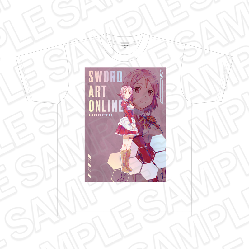 ソードアート・オンライン フルカラーTシャツ リズベット crayon painting ver. - AniSmile