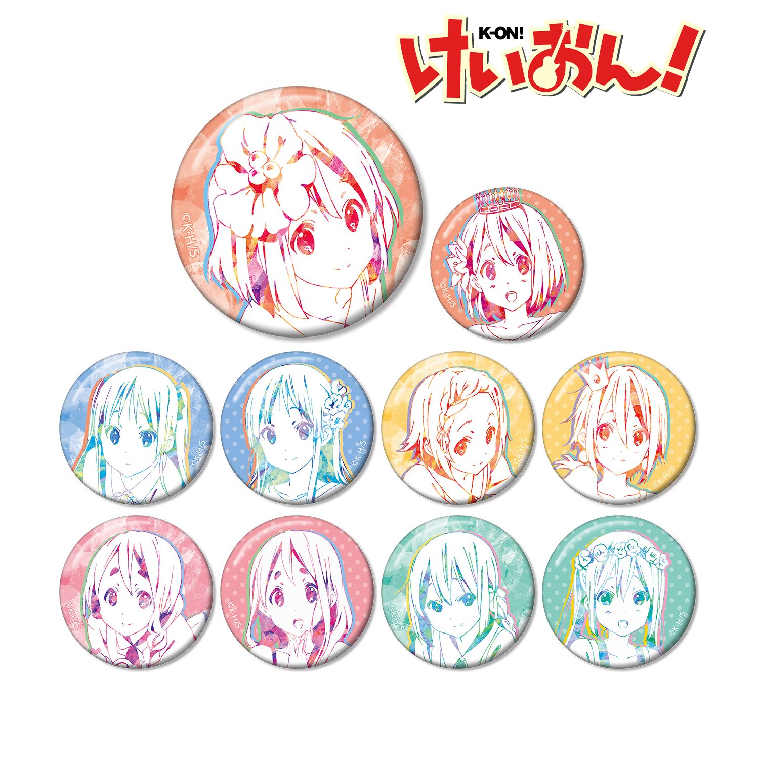 けいおん! トレーディング缶バッジ vol.2(単位/単品) 画像 3 | AniSmile