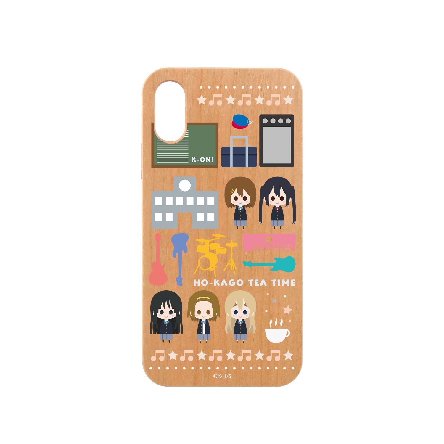 けいおん! NordiQ ウッドiPhoneケース 制服ver.(対象機種/iPhone 6/6s/7/8) - AniSmile