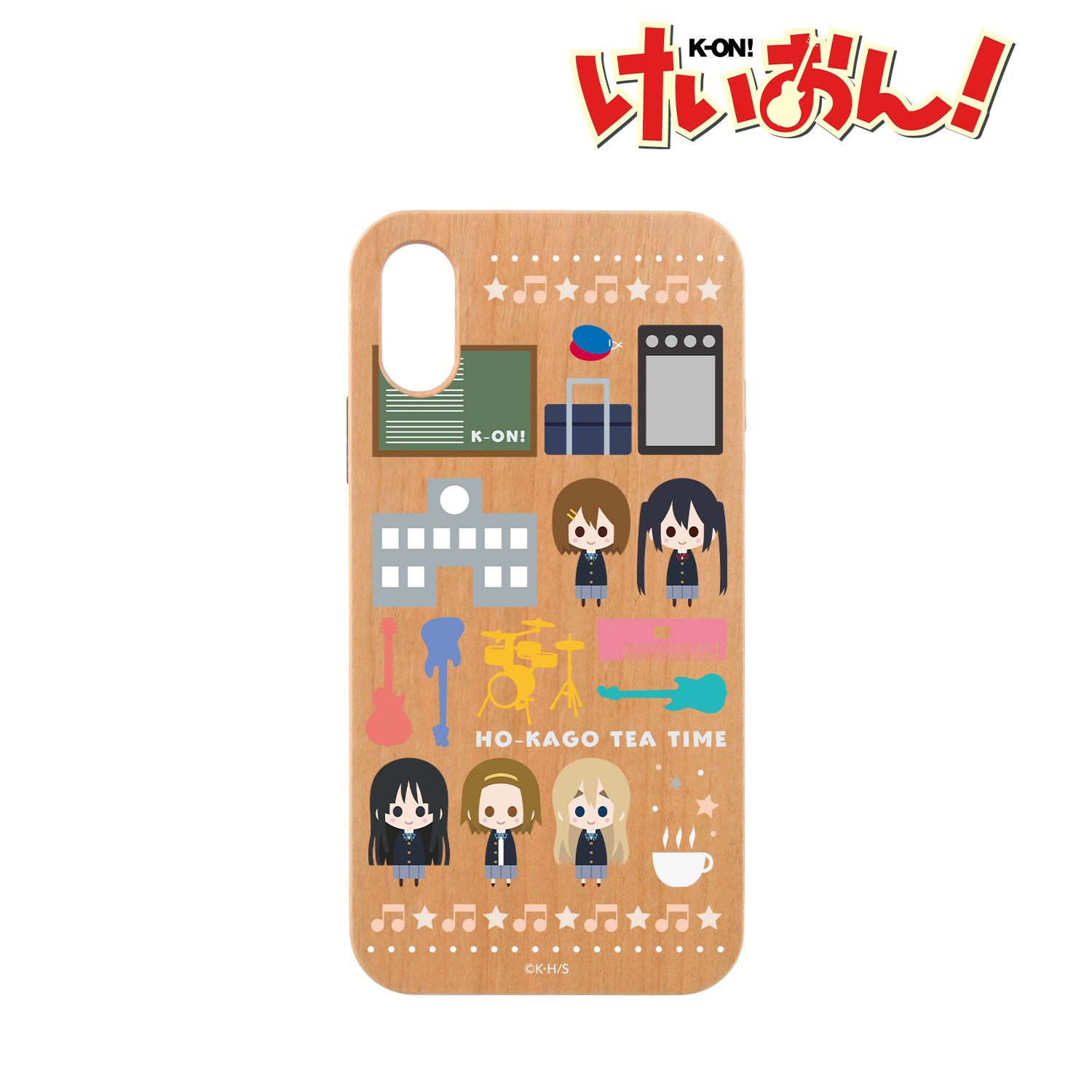 けいおん! NordiQ ウッドiPhoneケース 制服ver.(対象機種/iPhone 6/6s/7/8) 画像 3 | AniSmile