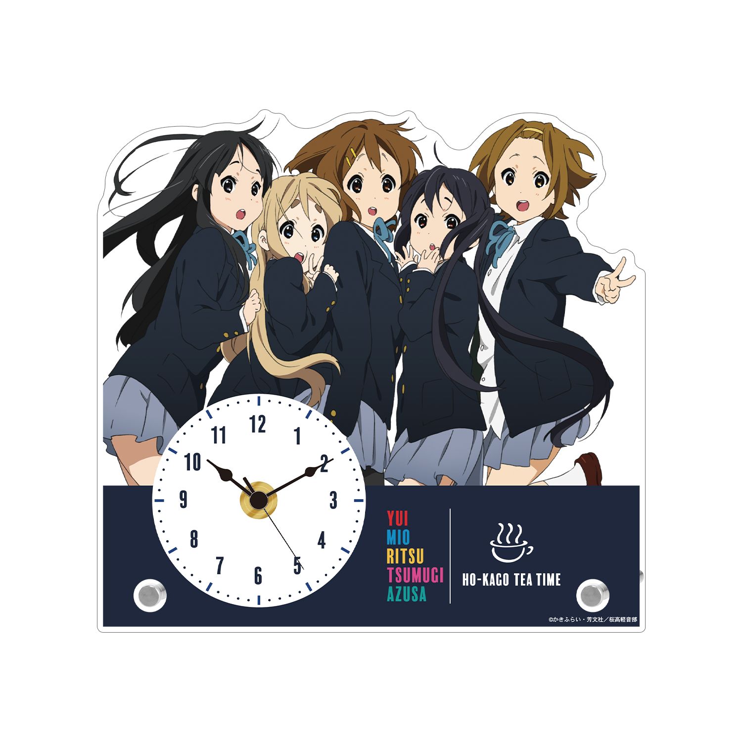 けいおん! 集合 アクリルスタンド時計 ver. - AniSmile