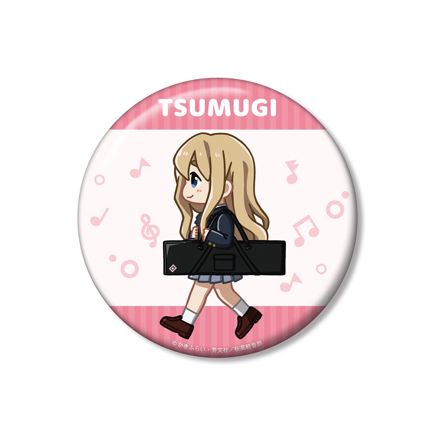 けいおん! 琴吹 紬 ちびとこ 制服ver. 100mm缶バッジ - AniSmile