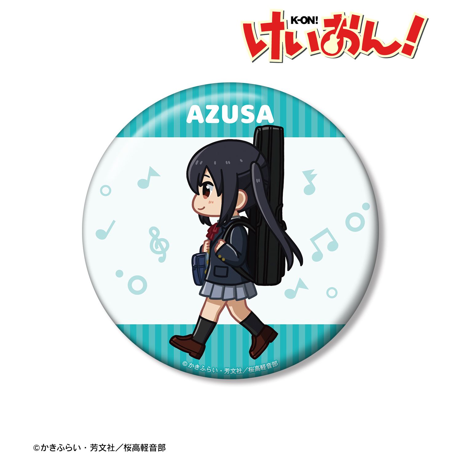 けいおん! 中野 梓 ちびとこ 制服ver. 100mm缶バッジ 画像 2 | AniSmile
