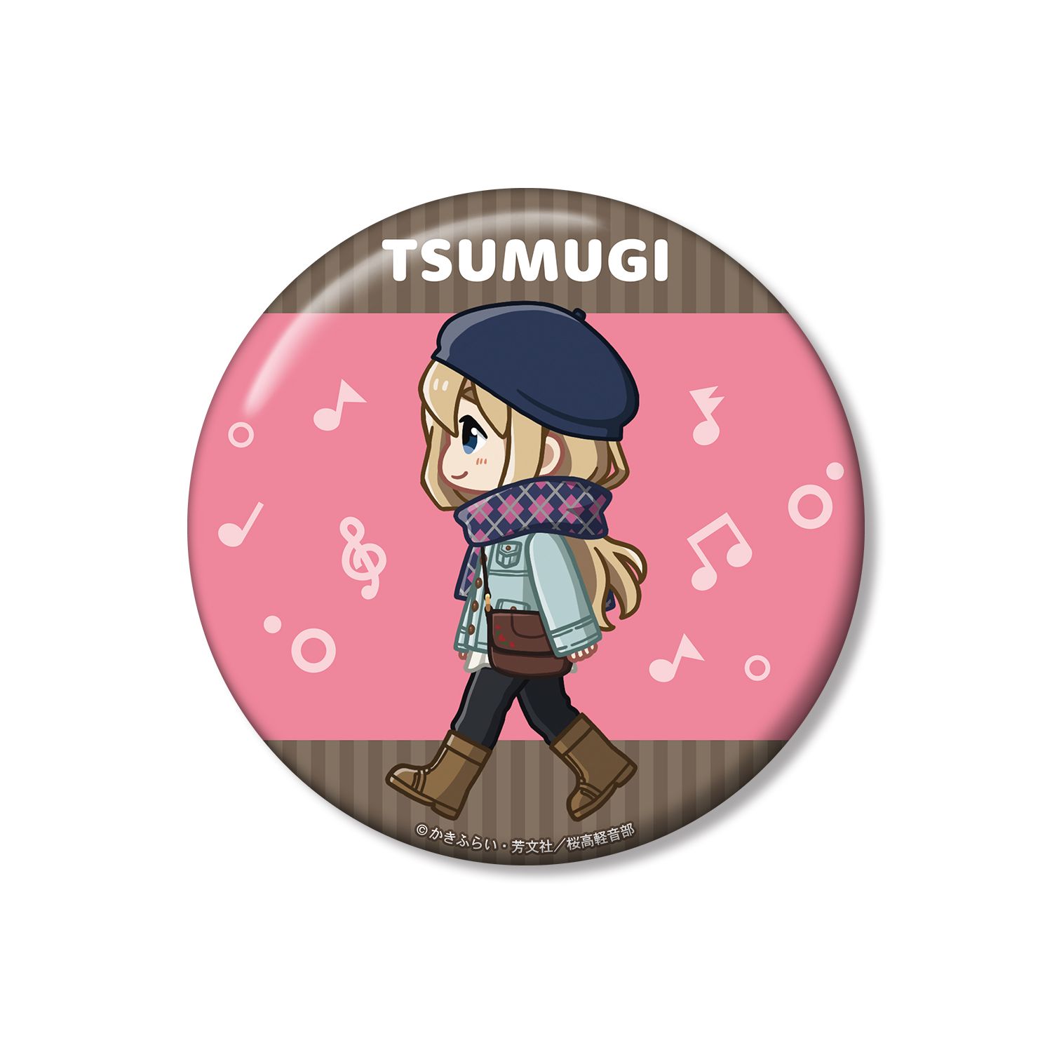 けいおん! 琴吹 紬 ちびとこ 私服ver. 100mm缶バッジ 画像 2 | AniSmile
