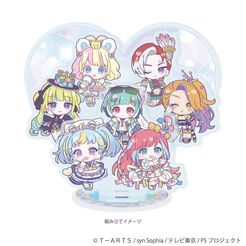アクリルジオラマ「プリティーシリーズ」06/ワッチャプリマジ! コーデアレンジver.(ミニキャライラスト) Image 2 | AniSmile