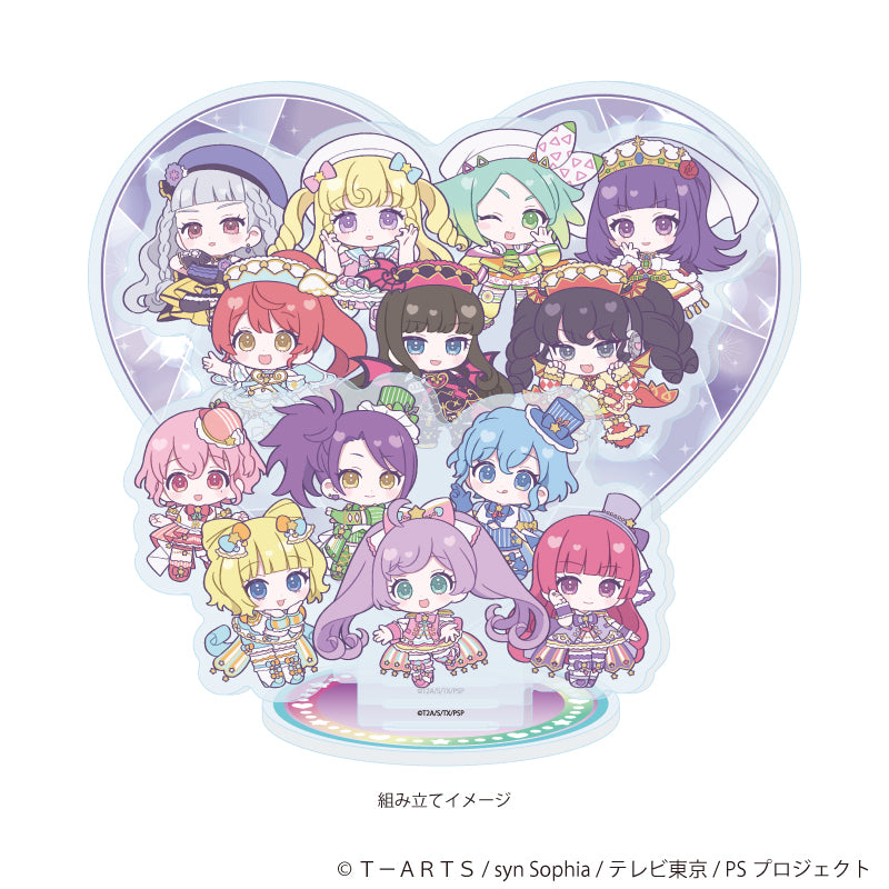 アクリルジオラマ「プリティーシリーズ」04/アイドルタイムプリパラ コーデアレンジver.(ミニキャライラスト) Image 2 | AniSmile