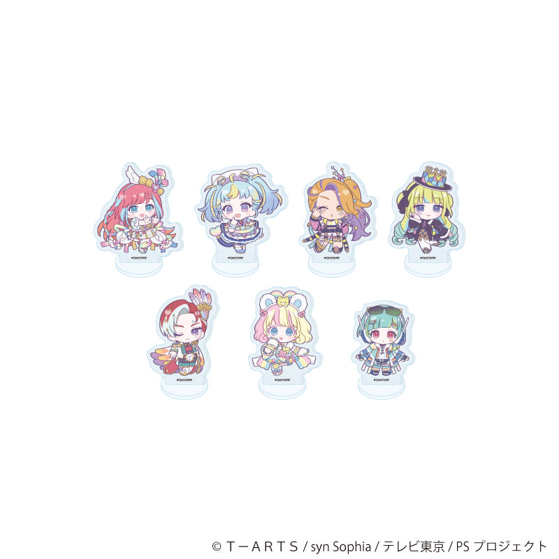 アクリルぷちスタンド「プリティーシリーズ」06/ワッチャプリマジ! コーデアレンジver. ブラインド(全7種)(ミニキャライラスト) - AniSmile