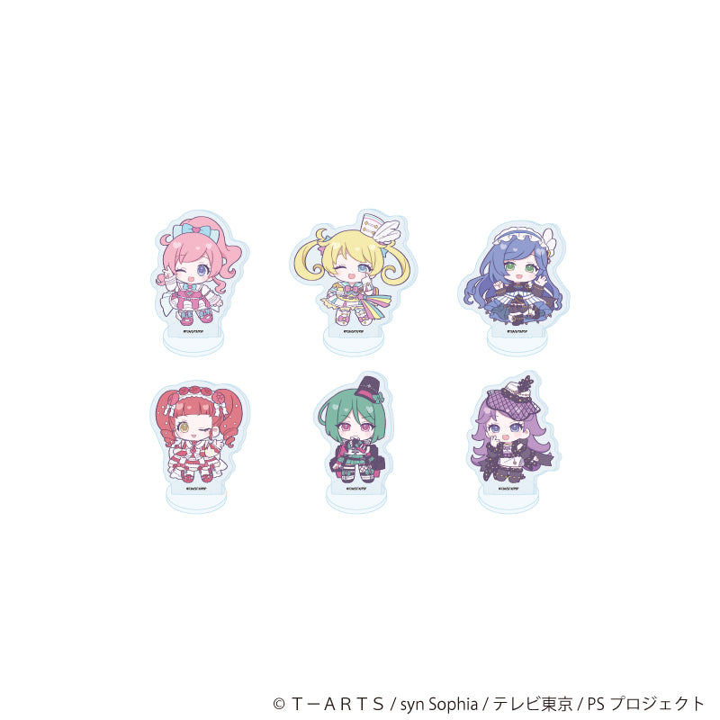 アクリルぷちスタンド「プリティーシリーズ」05/キラッとプリ☆チャン コーデアレンジver. ブラインド(全6種)(ミニキャライラスト) - AniSmile