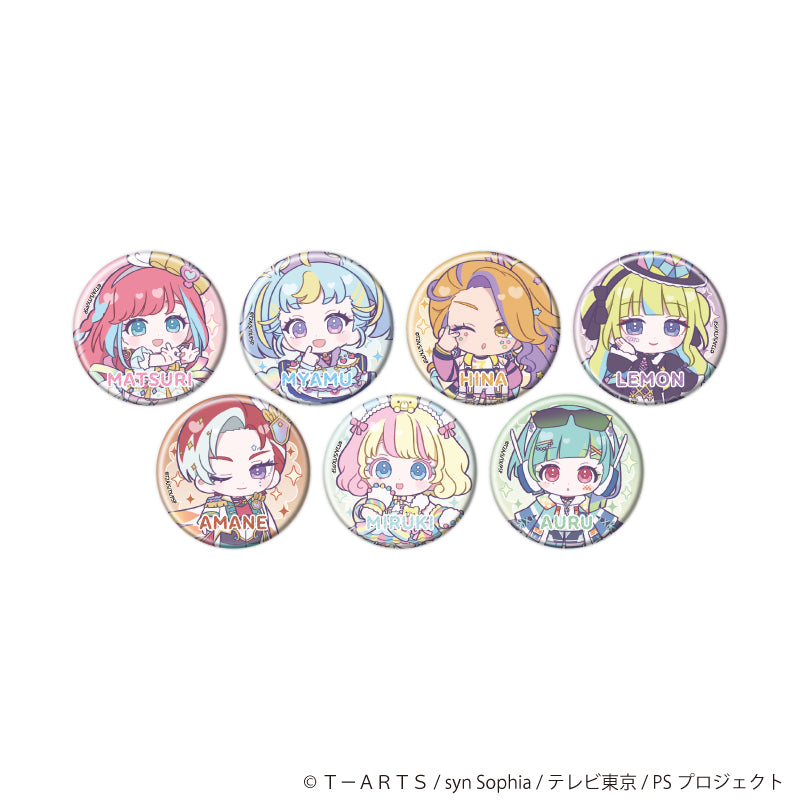 缶バッジ「プリティーシリーズ」06/ワッチャプリマジ! コーデアレンジver. ブラインド(全7種)(ミニキャライラスト) - AniSmile
