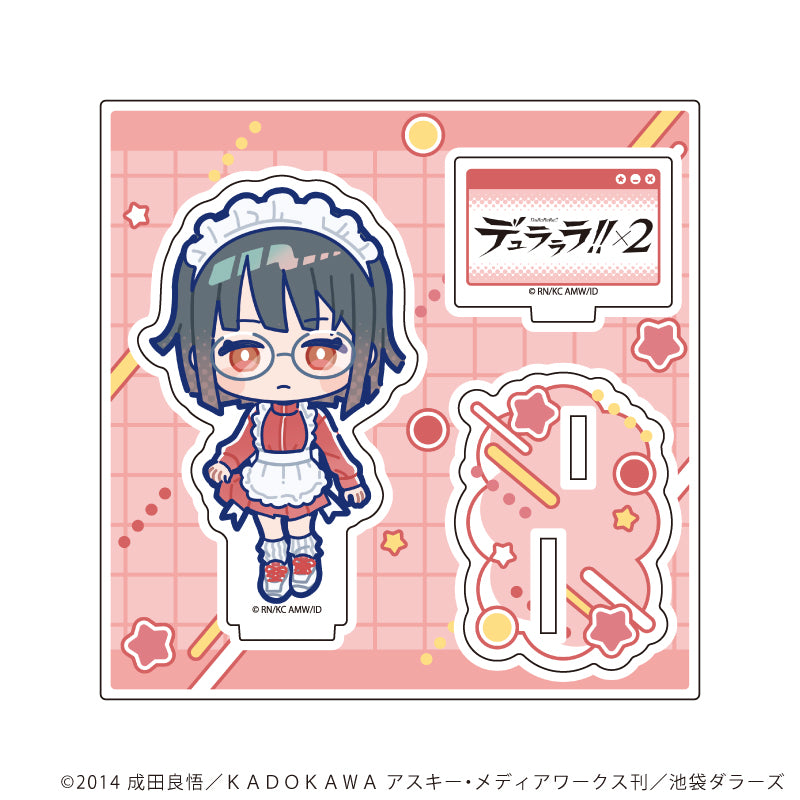 アクリルスタンドプレート「デュラララ!!×2」10/園原杏里 ジャージメイドver.(POP Artイラスト) - AniSmile