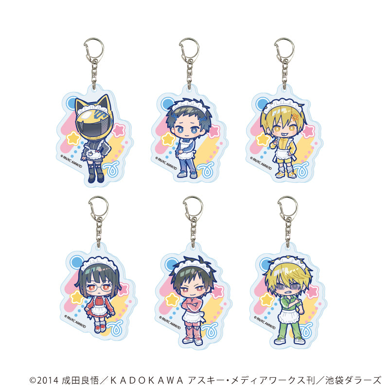 アクリルキーホルダー「デュラララ!!×2」11/ジャージメイドver. ブラインド(全6種)(POP Artイラスト) - AniSmile