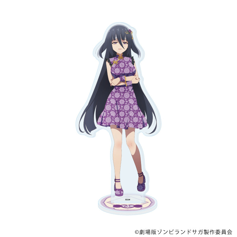 アクリルスタンド「劇場版『ゾンビランドサガ ゆめぎんがパラダイス』」14/山田たえ チャイナ水着ver.(描き下ろしイラスト) - AniSmile