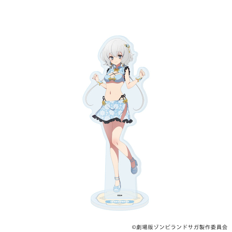 アクリルスタンド「劇場版『ゾンビランドサガ ゆめぎんがパラダイス』」11/紺野純子 チャイナ水着ver.(描き下ろしイラスト) - AniSmile