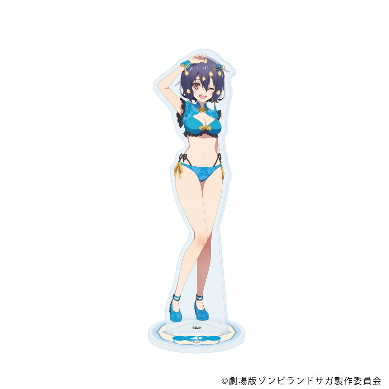 アクリルスタンド「劇場版『ゾンビランドサガ ゆめぎんがパラダイス』」10/水野愛 チャイナ水着ver.(描き下ろしイラスト) - AniSmile