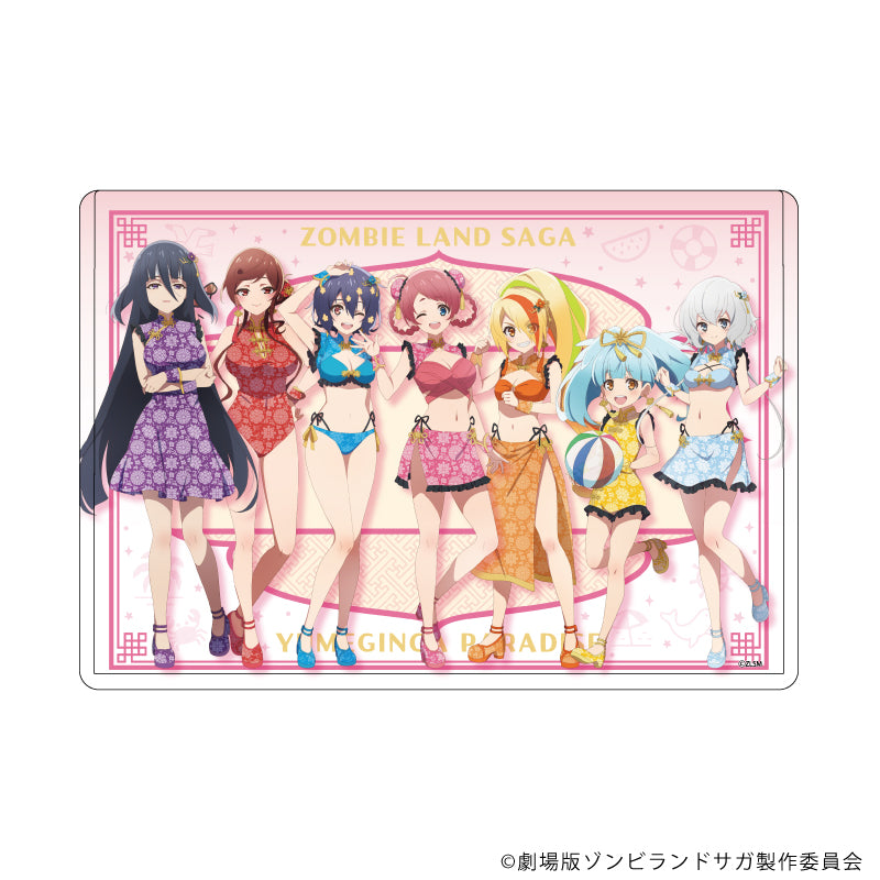 缶バッジ「劇場版『ゾンビランドサガ ゆめぎんがパラダイス』」03/ブラインド(全7種) チャイナ水着ver.(描き下ろしイラスト) Image 2 | AniSmile