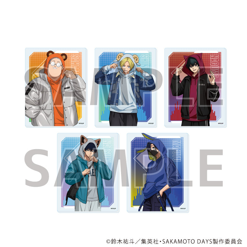 アクリルカード「SAKAMOTO DAYS」17/動物パーカーver. ブラインド(全5種)(描き下ろしイラスト) - AniSmile