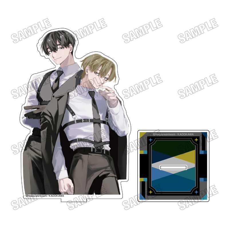 忠犬部下とツンデレ少尉 描き下ろしBIGアクリルスタンド③クロ&エギル少尉 - AniSmile