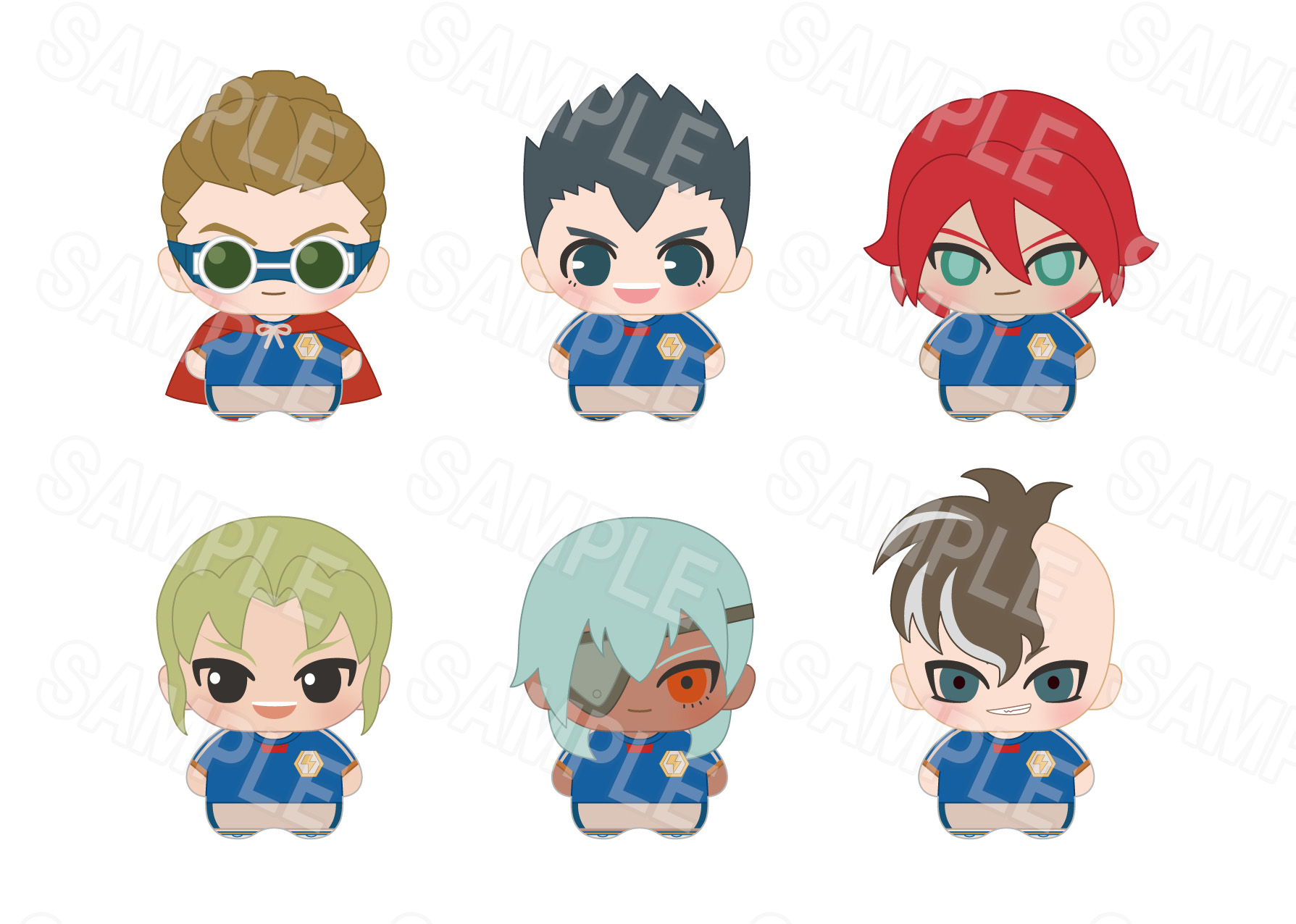 イナズマイレブン 英雄たちのヴィクトリーロード みにちゃむマスコットvol.2 - official product image | AniSmile