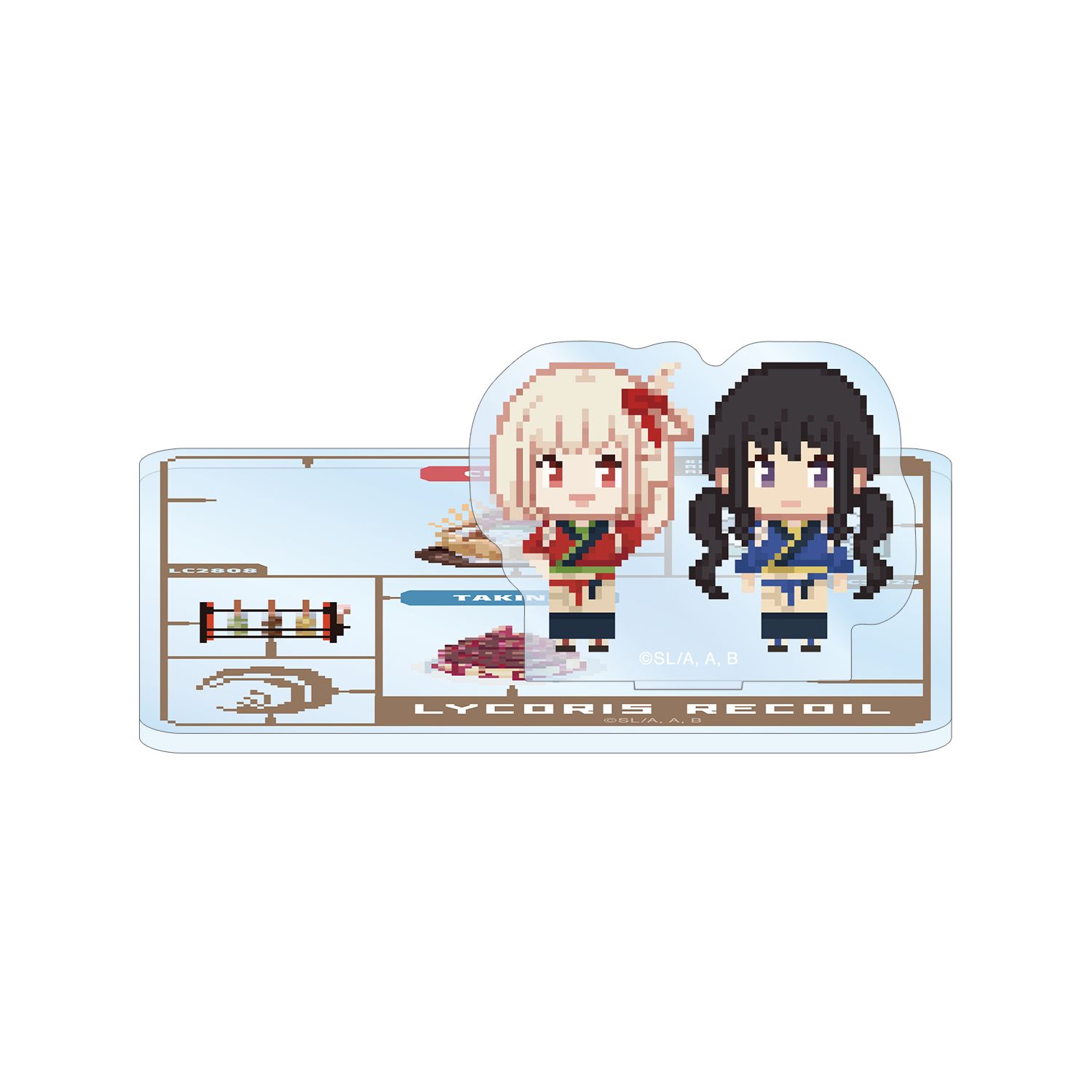 TVアニメ「リコリス・リコイル」 錦木千束&井ノ上たきな DOT DOT アクリルスタンド付きコースター ver.B - AniSmile