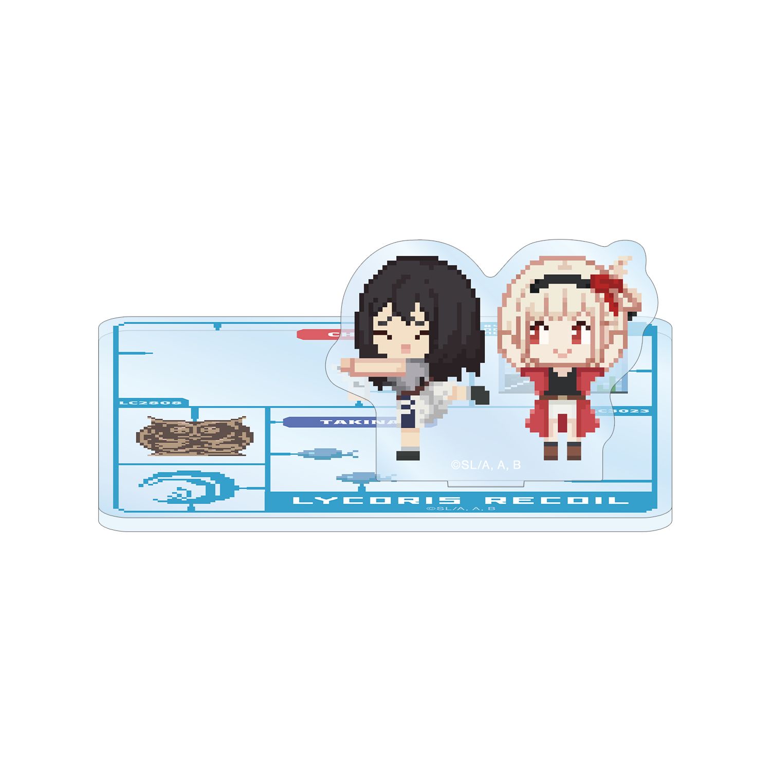 TVアニメ「リコリス・リコイル」 錦木千束&井ノ上たきな DOT DOT アクリルスタンド付きコースター ver.C - AniSmile