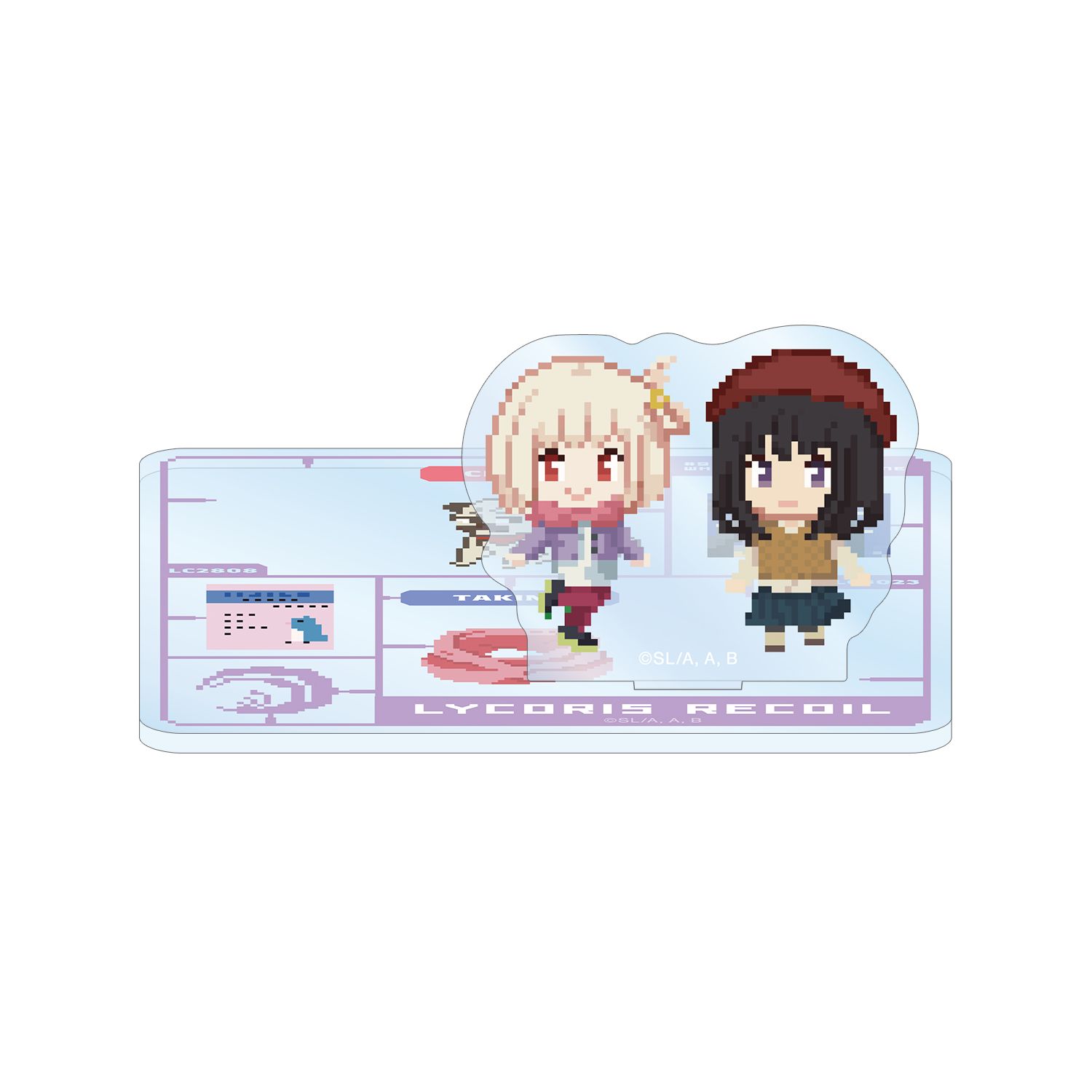 TVアニメ「リコリス・リコイル」 錦木千束&井ノ上たきな DOT DOT アクリルスタンド付きコースター ver.D 画像 2 | AniSmile