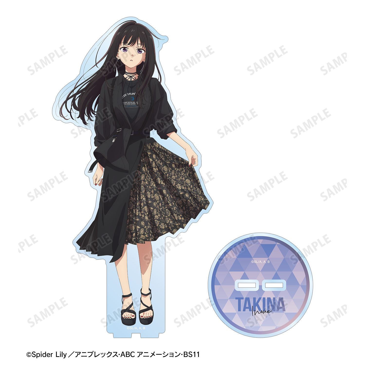 TVアニメ「リコリス・リコイル」 meagratiaコラボ 描き下ろし 井ノ上たきな BIGアクリルスタンド 画像 3 | AniSmile