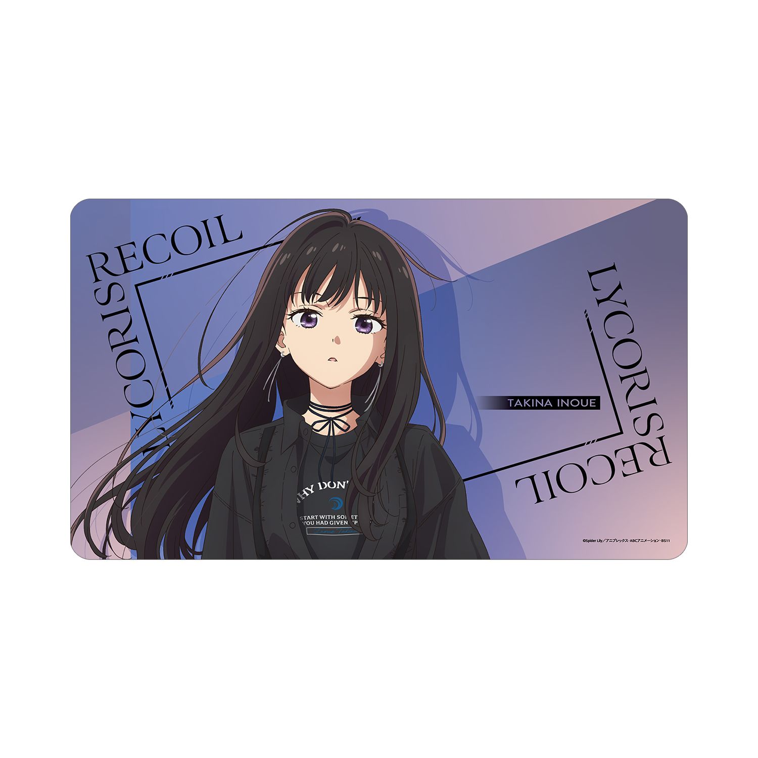 TVアニメ「リコリス・リコイル」 meagratiaコラボ 描き下ろし 井ノ上たきな マルチデスクマット - AniSmile